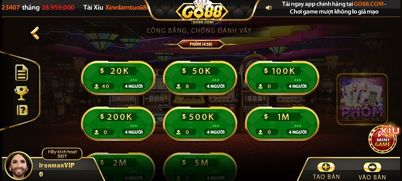 Các Thuật Ngữ Trong Phỏm Go88